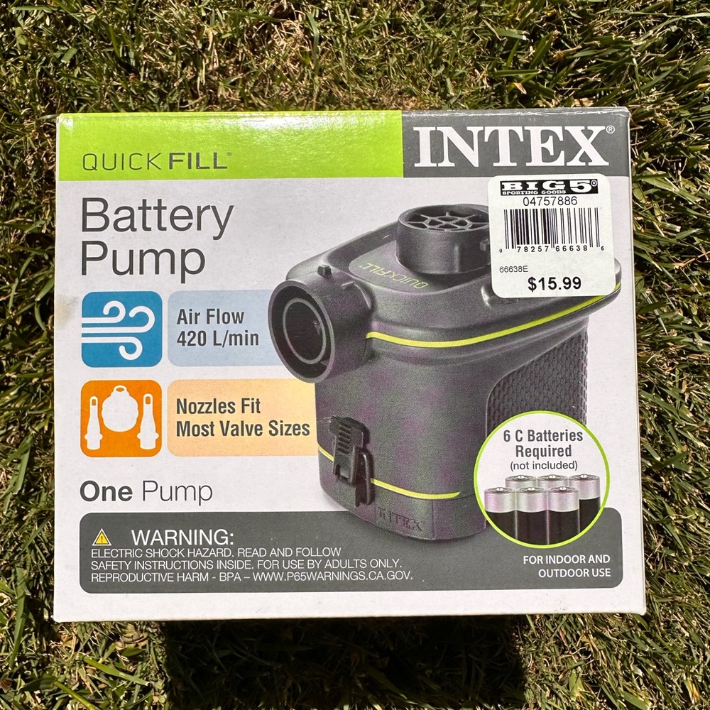 Intex Quick Fill Battery Pump